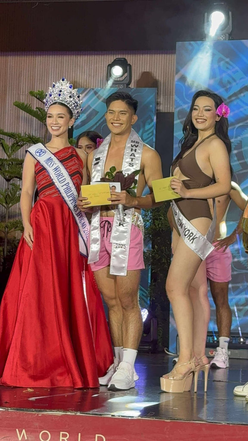 Miss World Ifugao Valerie Claire West Presents Miss and Mr. What’s Up New York Awards at Mr. and Miss Cordillera 2025