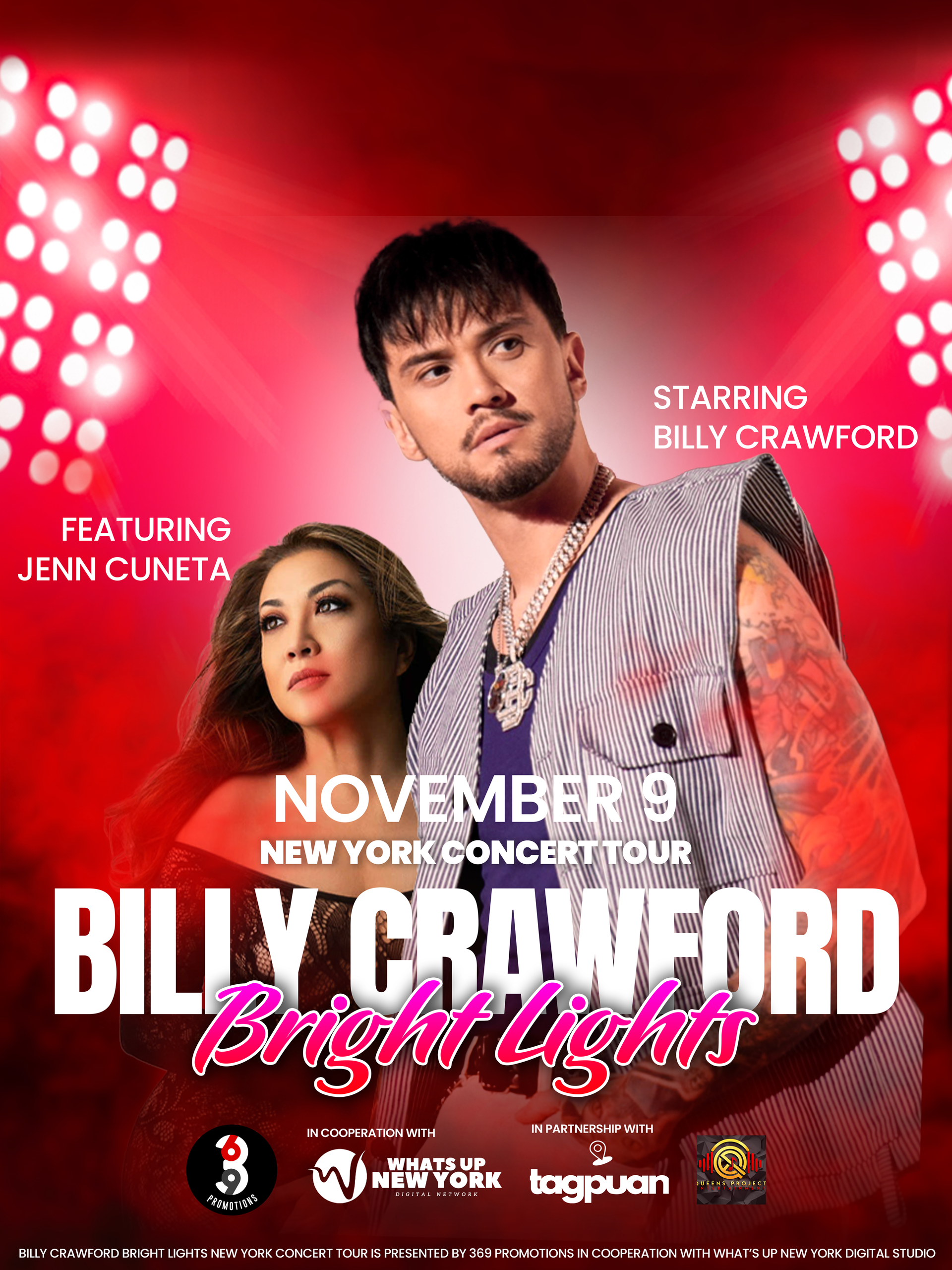 Bright Lights Concert New York Poster 1