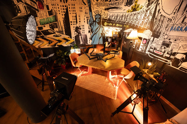 WUNY STUDIO Podcast Set Podcast Recording Studio In Queens NYC